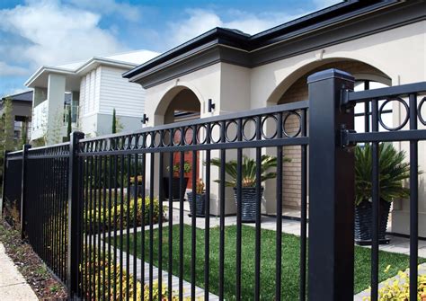 metal front fence panels